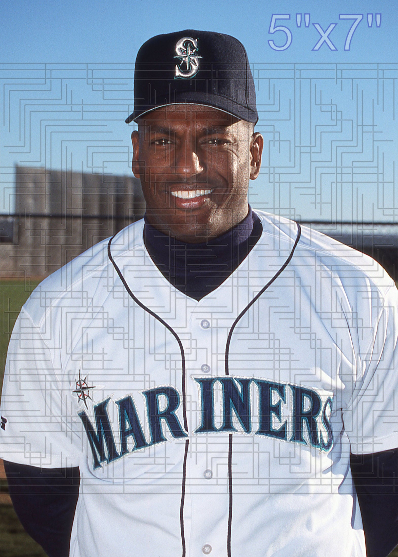 Ruben Sierra - 2002 Seattle Mariners - choose a size & style