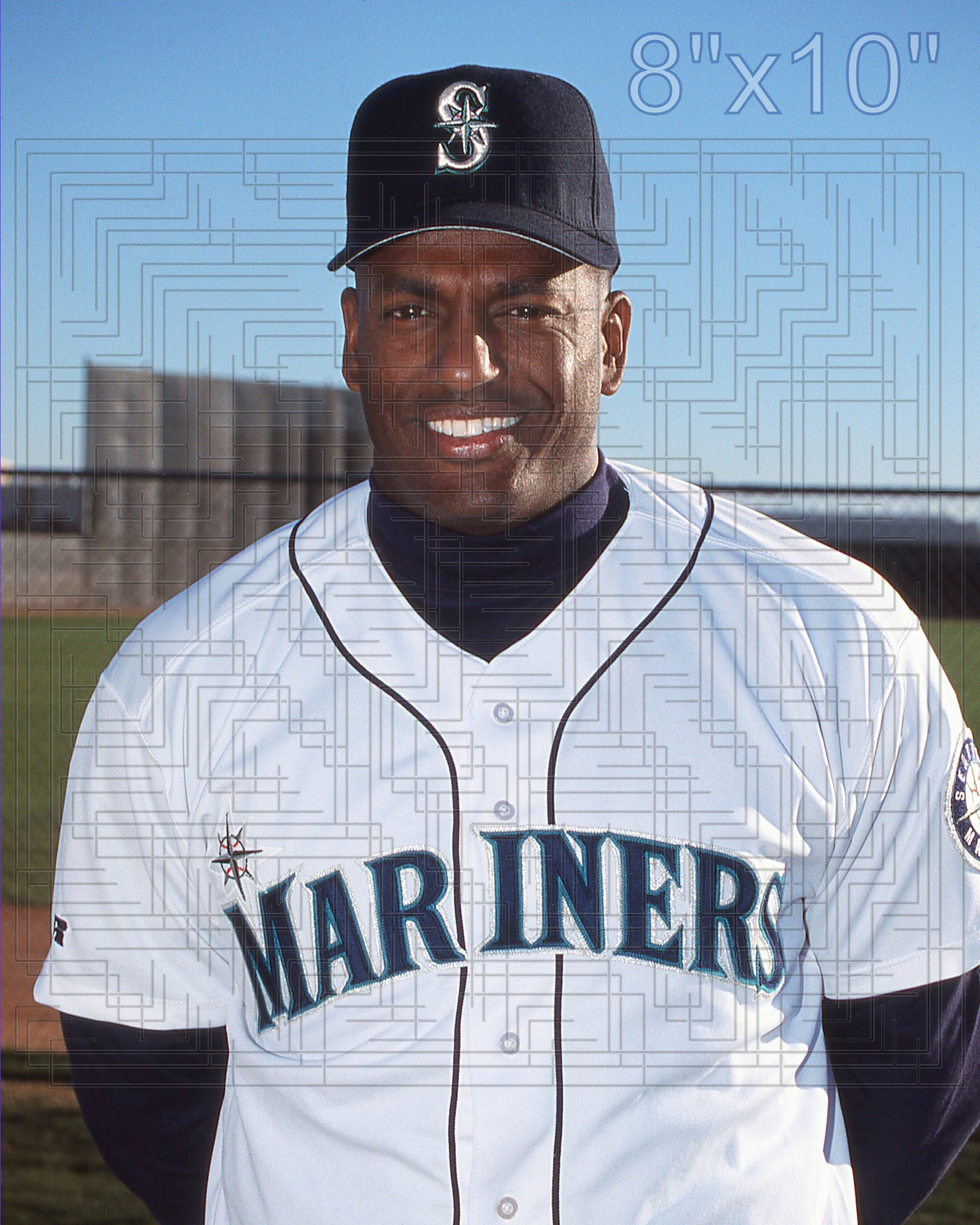 Ruben Sierra - 2002 Seattle Mariners - choose a size & style
