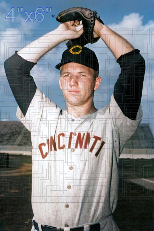 Rudy Minarcin - 1955 Cincinnati Reds - choose a size & style