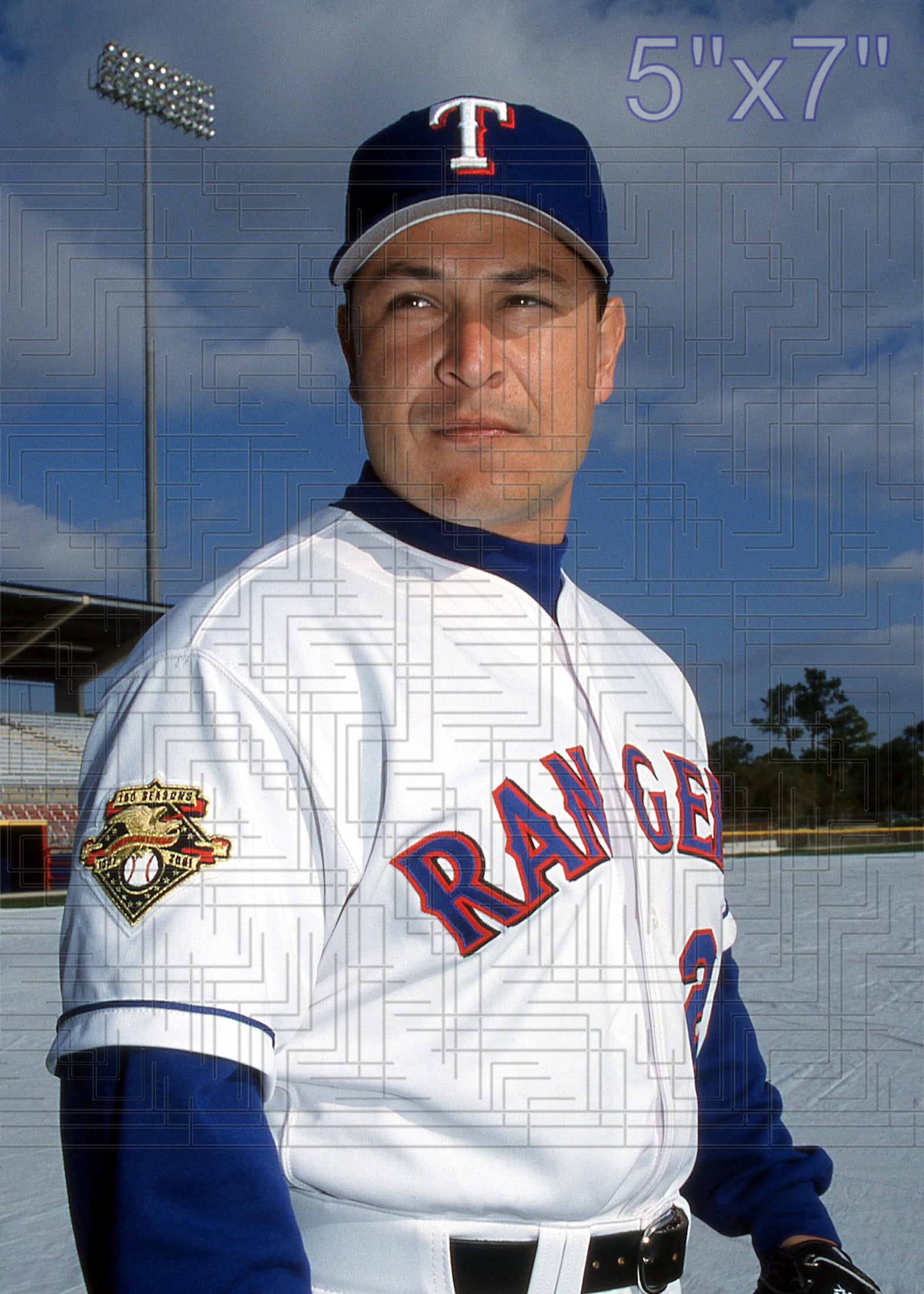 Rudy Seanez - 2002 Texas Rangers - choose a size & style