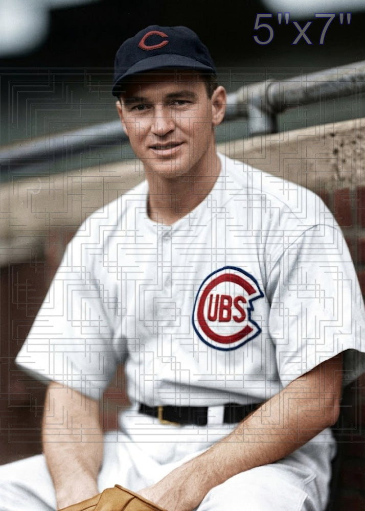 Russ Bauers - 1946 Chicago Cubs - choose a size & style