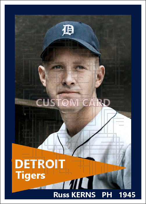 Russ Kerns - 1945 Detroit Tigers - choose a size & style