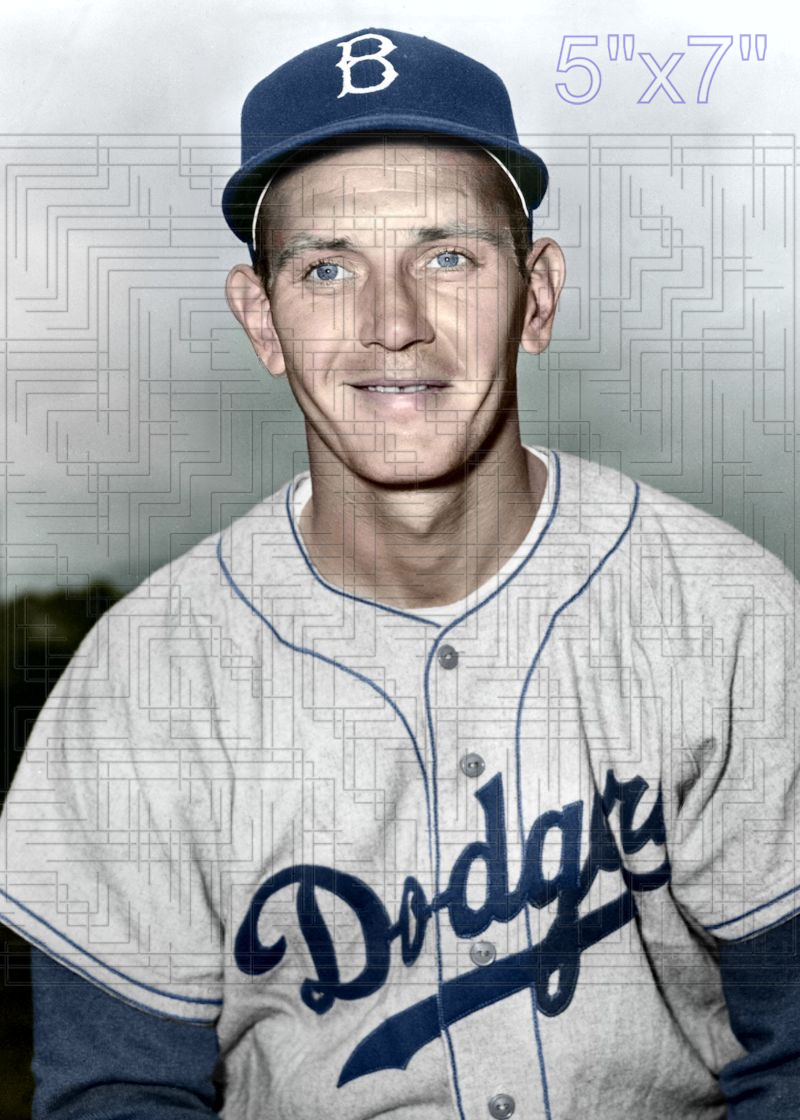 Russ Meyer - 1953 Brooklyn Dodgers - choose a size & style