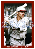 Russ Scarritt - 1930 Boston Red Sox - choose a size & style