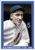 Russ Wrightstone - 1926 Philadelphia Phillies - choose a size & style