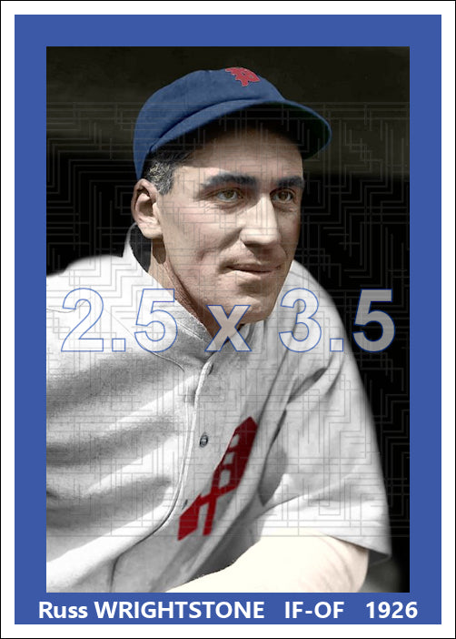 Russ Wrightstone - 1926 Philadelphia Phillies - choose a size & style