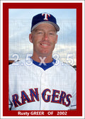Rusty Greer - 2002 Texas Rangers - choose a size & style