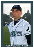 Rusty Meacham - 2001 Tampa Bay Devil Rays - choose a size & style