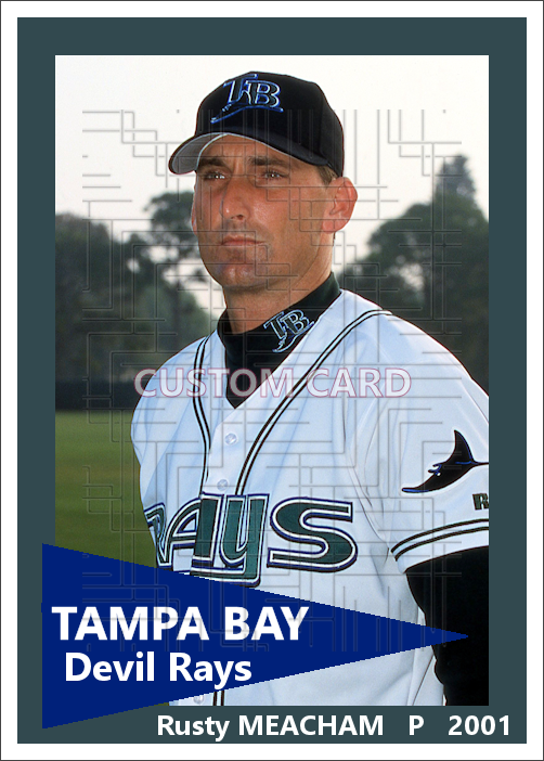 Rusty Meacham - 2001 Tampa Bay Devil Rays - choose a size & style