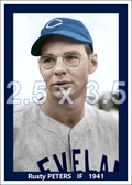 Rusty Peters - 1941 Cleveland Indians - choose a size & style