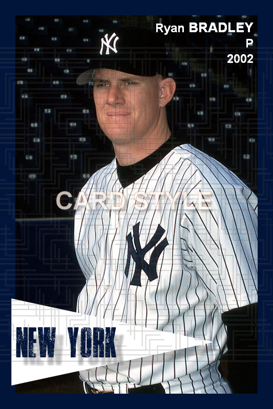Ryan Bradley - 2002 New York Yankees - choose a size & style