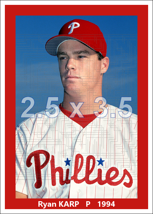 Ryan Karp - 1994 Philadelphia Phillies spring training - choose a size & style