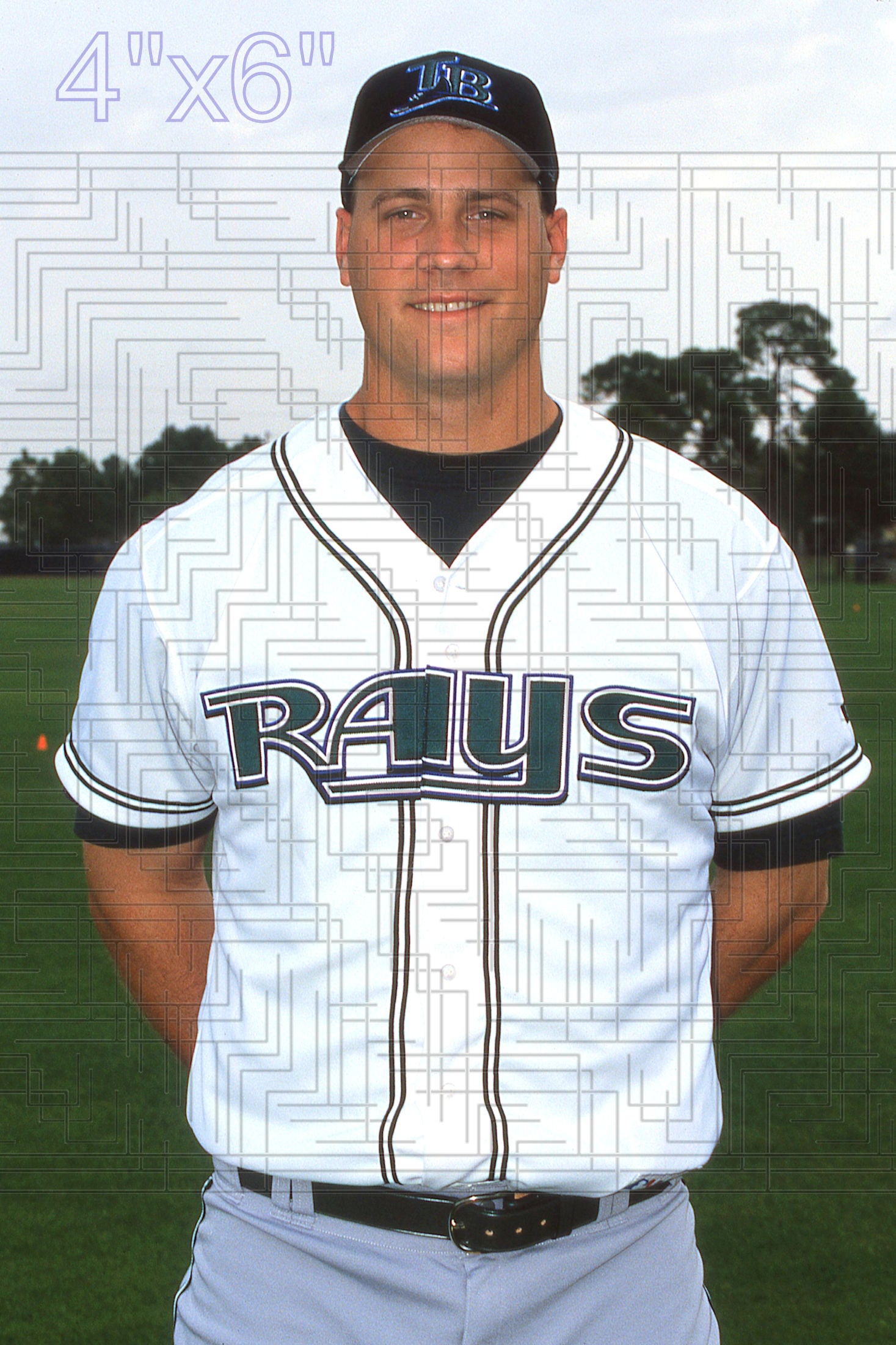 Ryan Rupe - 2002 Tampa Bay Devil Rays - choose a size & style