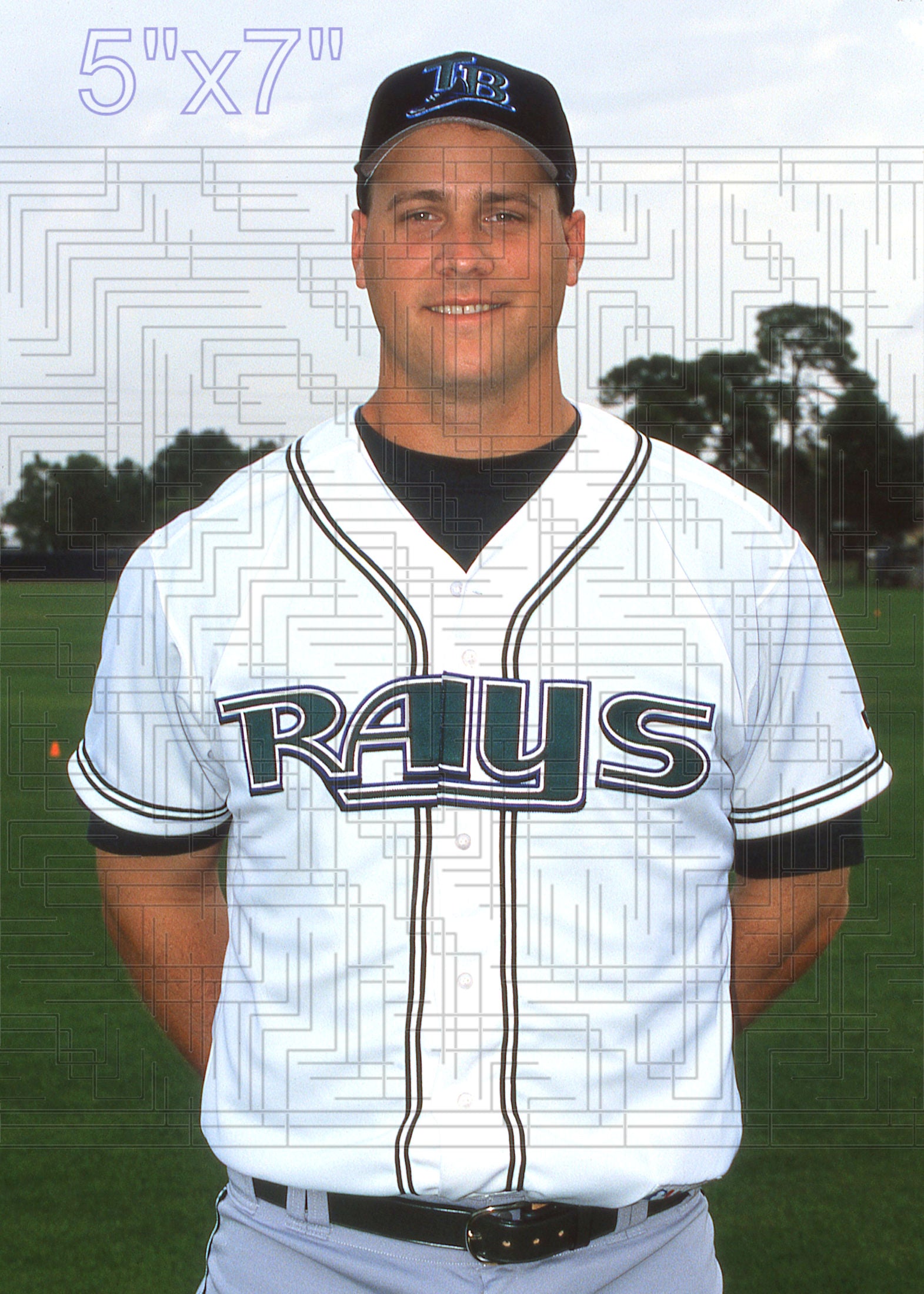 Ryan Rupe - 2002 Tampa Bay Devil Rays - choose a size & style