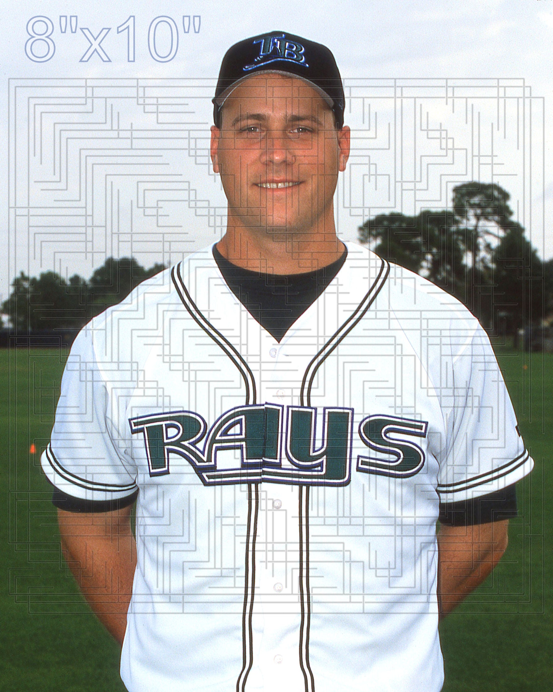 Ryan Rupe - 2002 Tampa Bay Devil Rays - choose a size & style