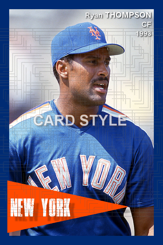 Ryan Thompson - 1993 New York Mets - choose a size & style