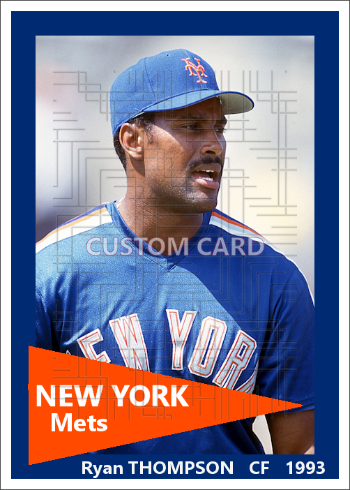 Ryan Thompson - 1993 New York Mets - choose a size & style