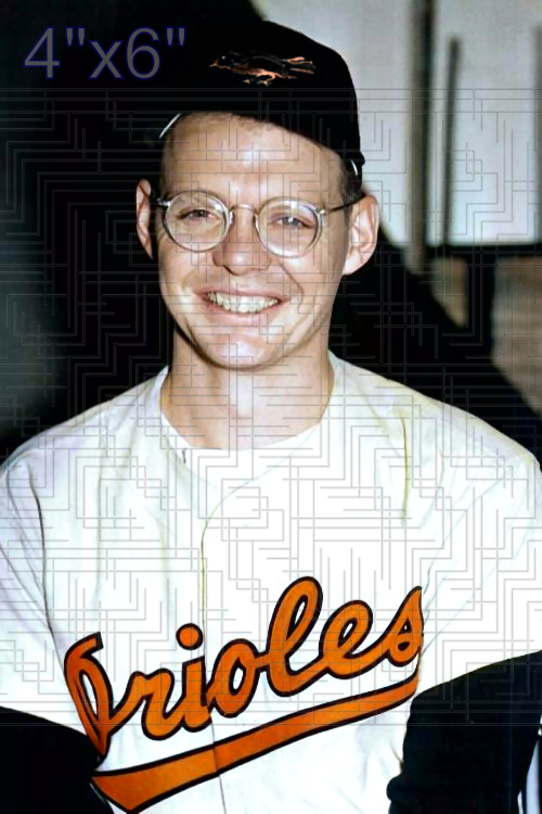 Ryne Duren - 1954 Baltimore Orioles - choose a size & style
