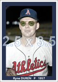 Ryne Duren - 1957 Kansas City Athletics - choose a size & style