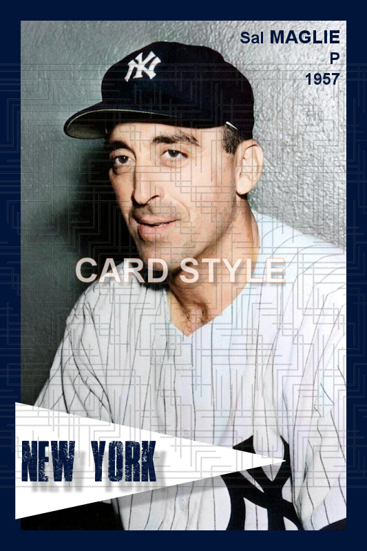 Sal Maglie - 1957 New York Yankees - choose a size & style