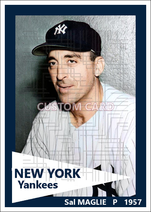 Sal Maglie - 1957 New York Yankees - choose a size & style