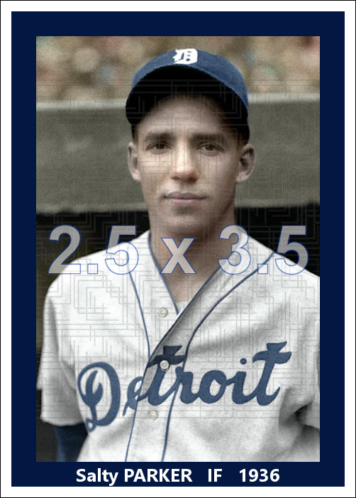 Salty Parker - 1936 Detroit Tigers - choose a size & style