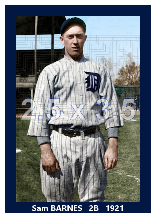Sam Barnes - 1921 Detroit Tigers - choose a size & style