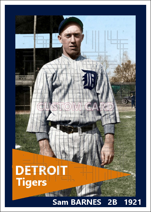 Sam Barnes - 1921 Detroit Tigers - choose a size & style