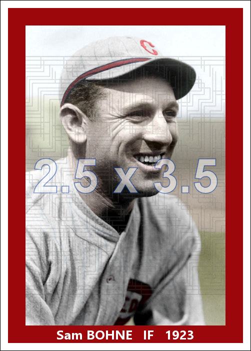 Sam Bohne - 1923 Cincinnati Reds - choose a size & style