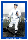 Sam Fletcher - 1909 Brooklyn Superbas - choose a size & style