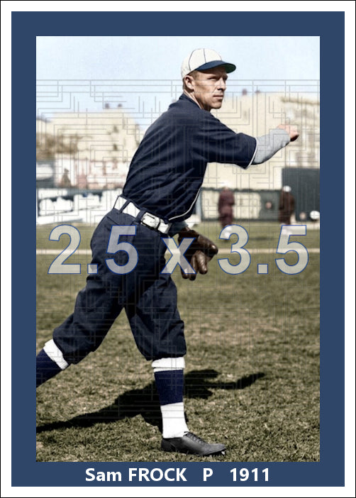 Sam Frock - 1911 Boston Braves - choose a size & style