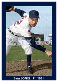 Sam Jones - 1951 Cleveland Indians - choose a size & style