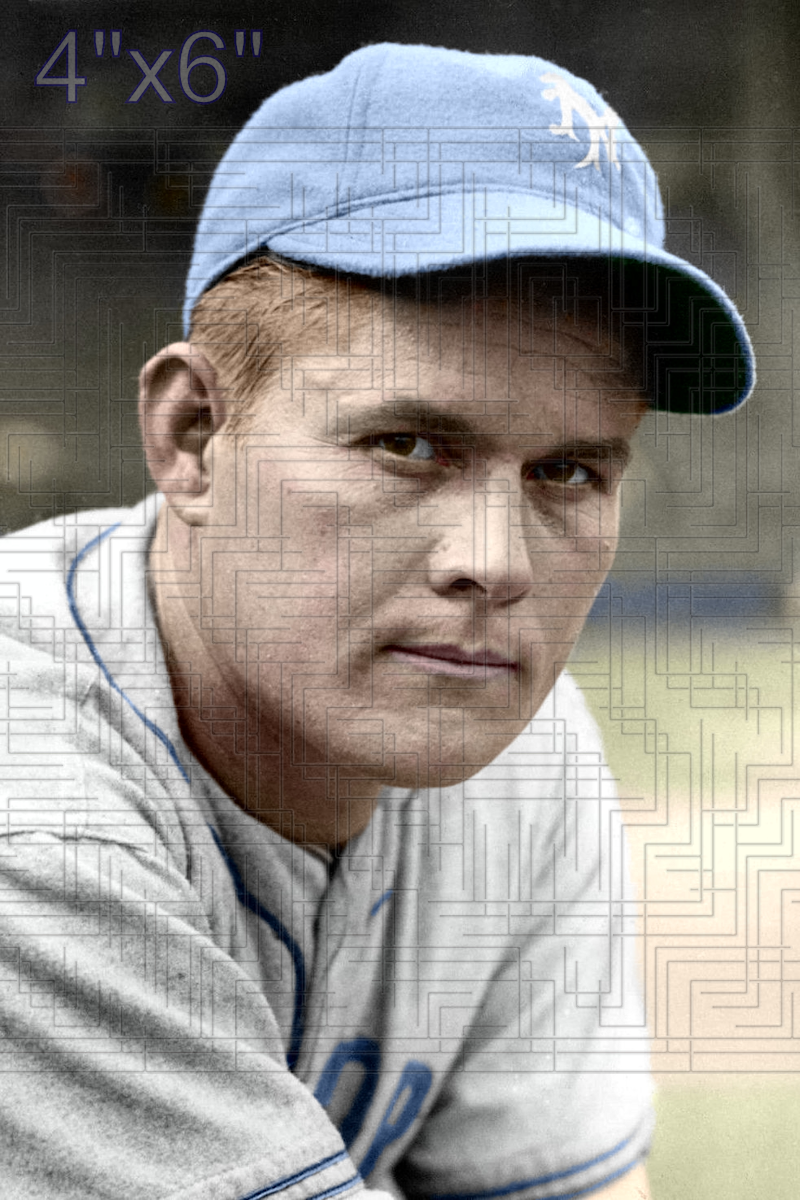 Sam Leslie - 1937 New York Giants - choose a size & style