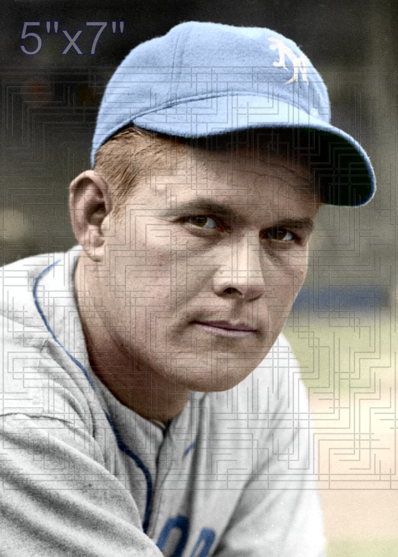 Sam Leslie - 1937 New York Giants - choose a size & style
