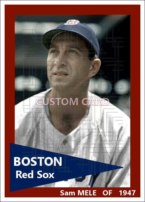 Sam Mele - 1947 Boston Red Sox - choose a size & style
