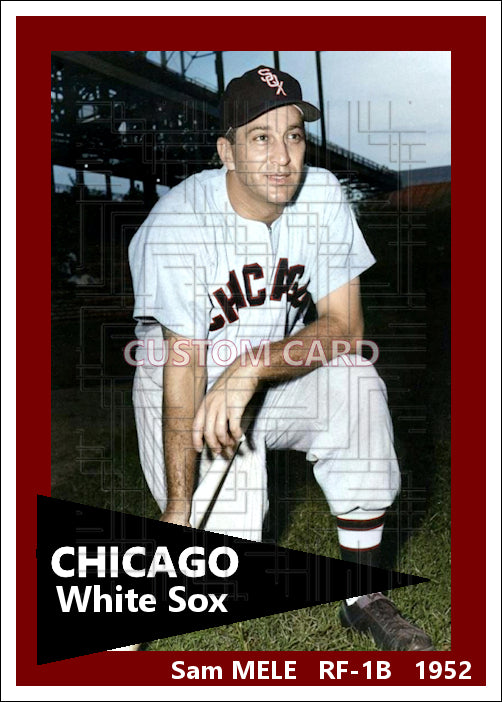 Sam Mele - 1952 Chicago White Sox - choose a size & style