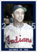 Sam Mele - 1956 Cleveland Indians - choose a size & style