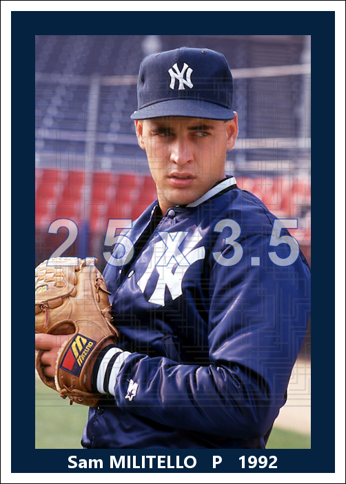 Sam Militello - 1992 New York Yankees - choose a size & style