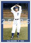 Sam Nahem - 1942 Philadelphia Phillies - home uniform - choose a size & style