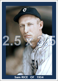 Sam Rice - 1934 Cleveland Indians - choose a size & style