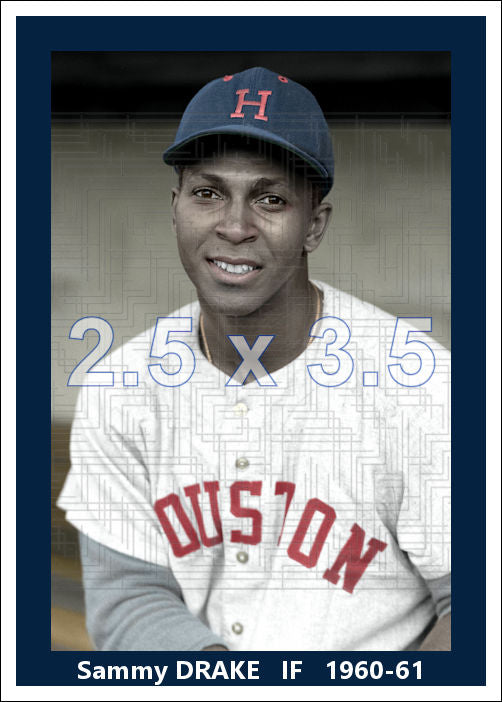 Sammy Drake - 1960-61 Houston Buffs - choose a size & style