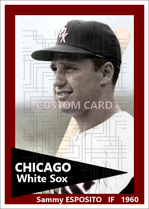 Sammy Esposito - 1960 Chicago White Sox - choose a size & style