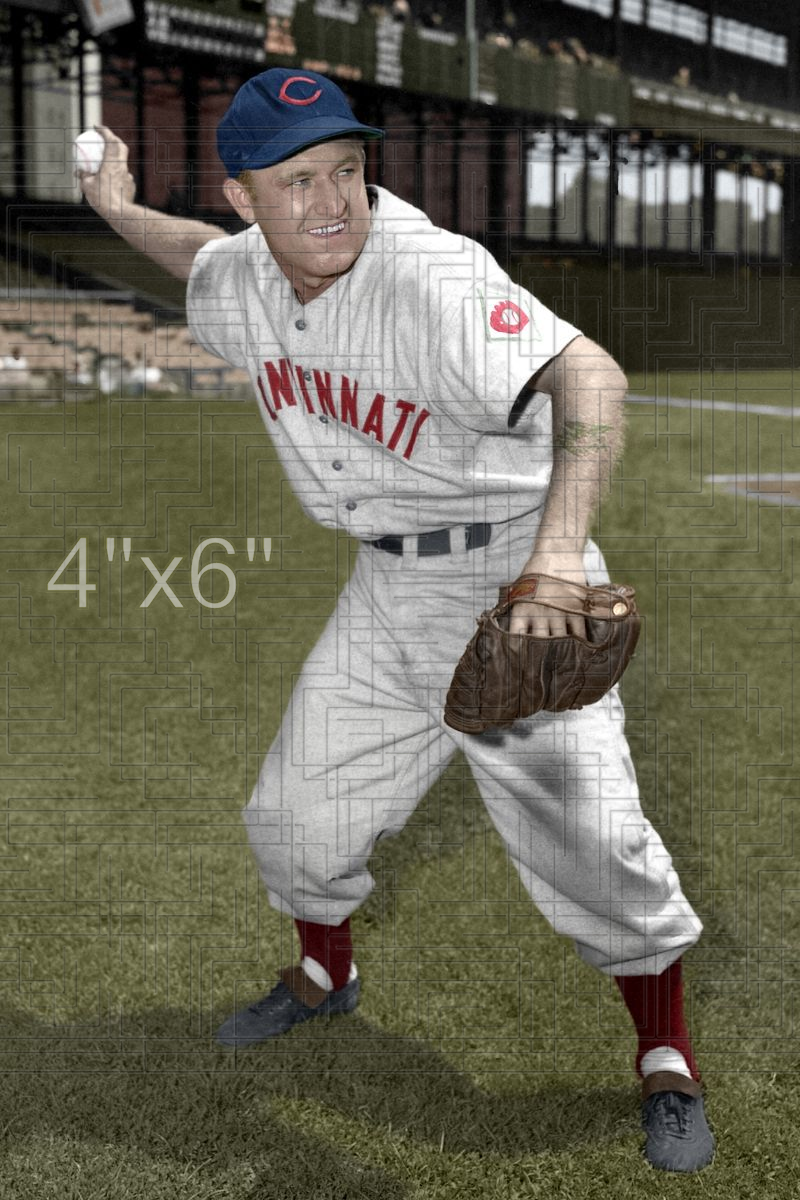 Sammy Meeks - 1951 Cincinnati Reds - choose a size & style