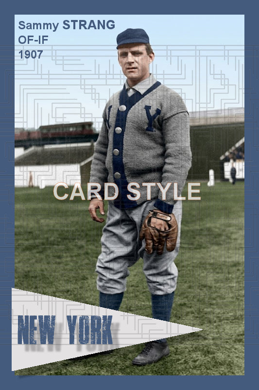 Sammy Strang - 1907 New York Giants - choose a size & style