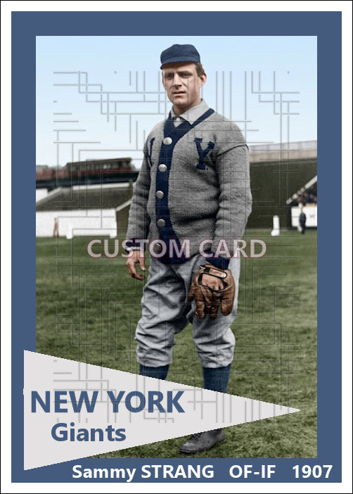 Sammy Strang - 1907 New York Giants - choose a size & style