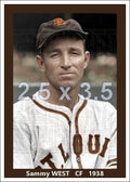 Sammy West - 1938 St. Louis Browns - choose a size & style