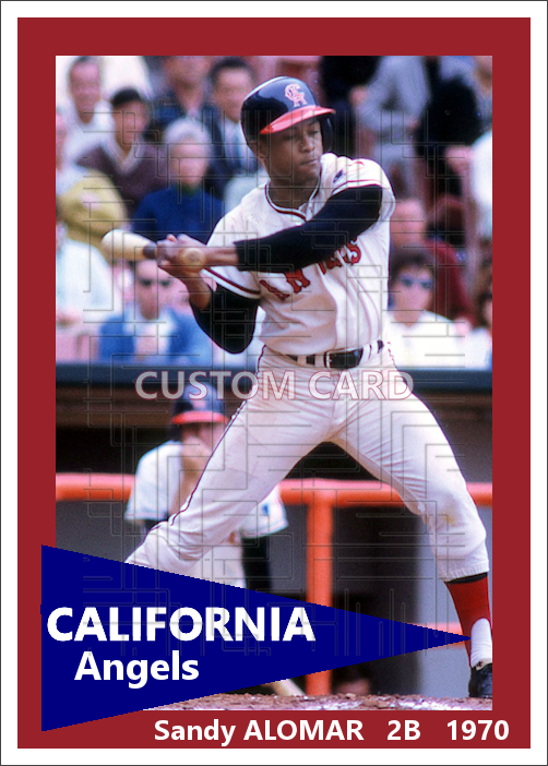 Sandy Alomar - 1970 California Angels - choose a size & style