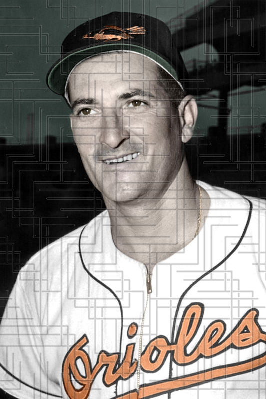 Sandy Consuegra - 1956-57 Baltimore Orioles - choose a size & style