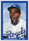 Sandy Valdespino - 1971 Kansas City Royals - choose a size & style