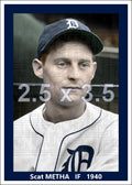 Scat Metha - 1940 Detroit Tigers - choose a size & style